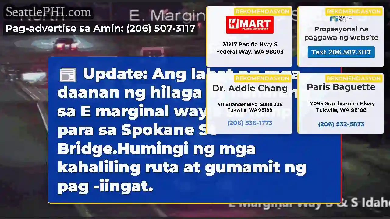 Update: Ang lahat ng mga daanan ng hilaga ay