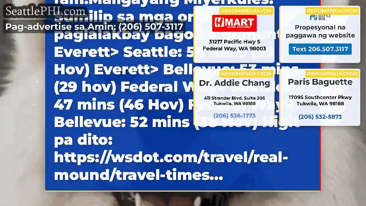 Magandang umaga traffic fam!Maligayang Miyerkules.