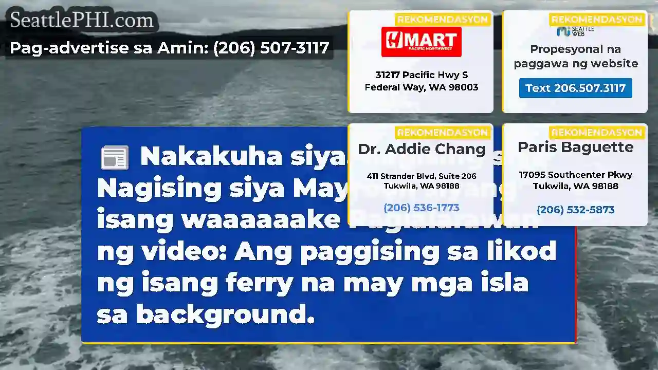 Nakakuha siya, nagising siya