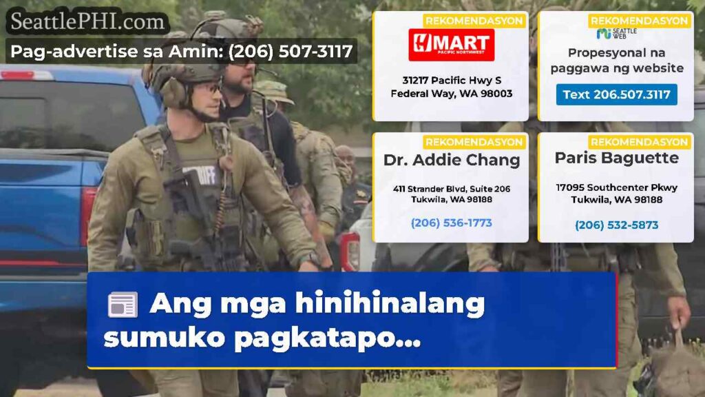 Ang mga hinihinalang sumuko pagkatapo...