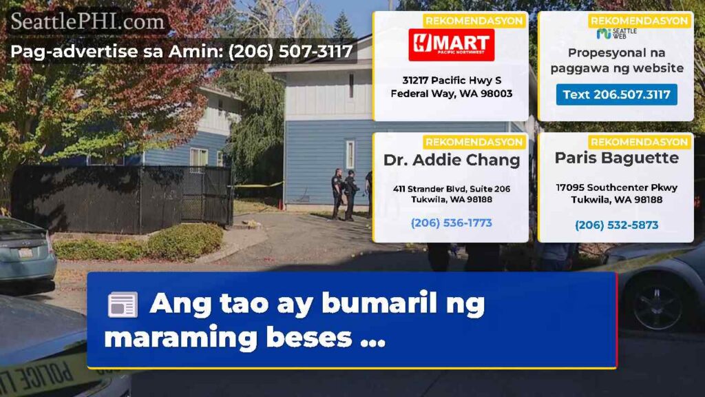 Ang tao ay bumaril ng maraming beses ...