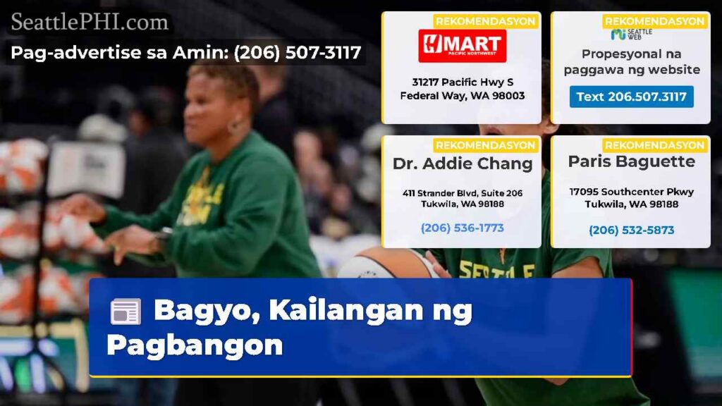 Bagyo, Kailangan ng Pagbangon