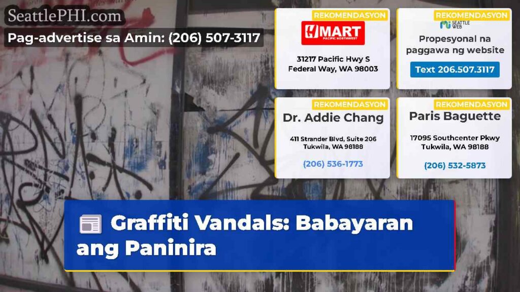 Graffiti Vandals: Babayaran ang Paninira