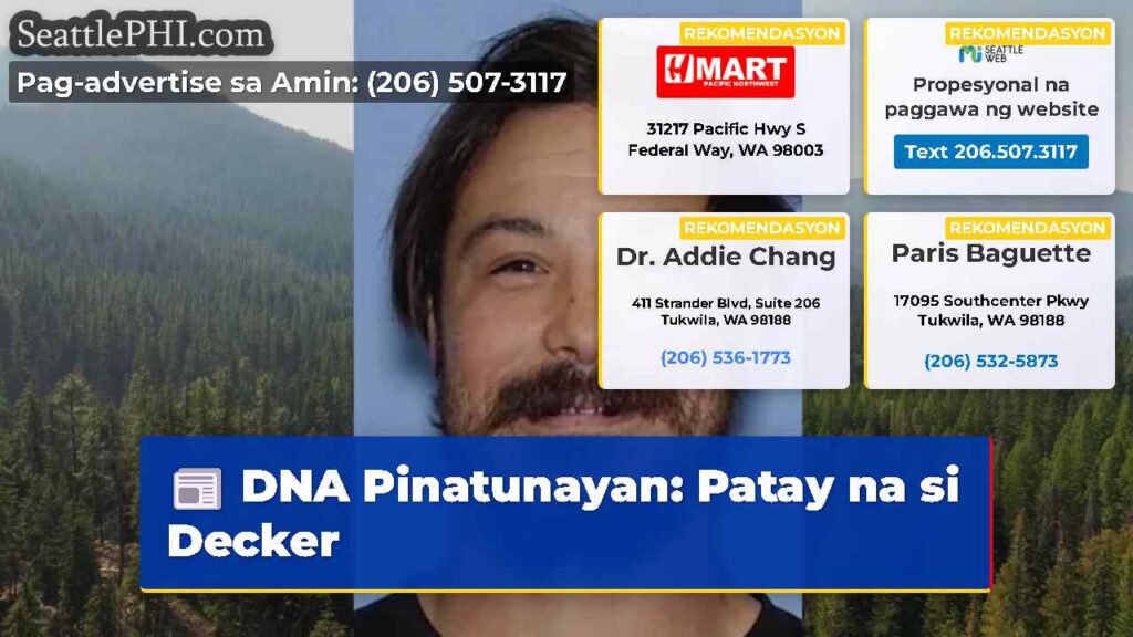 DNA Pinatunayan: Patay na si Decker