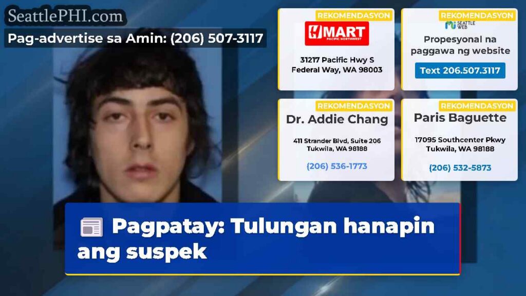 Pagpatay: Tulungan hanapin ang suspek