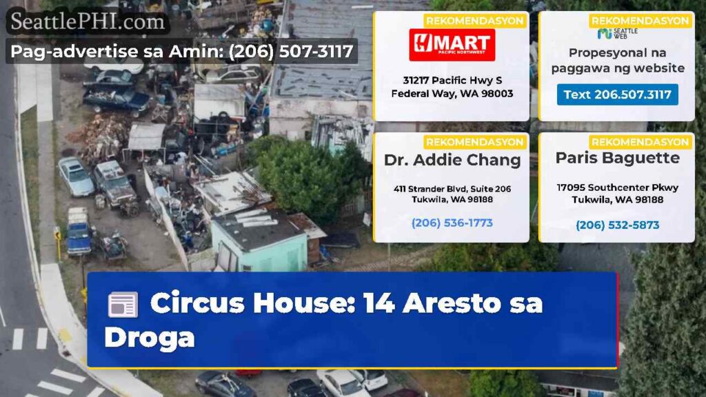 Circus House: 14 Aresto sa Droga