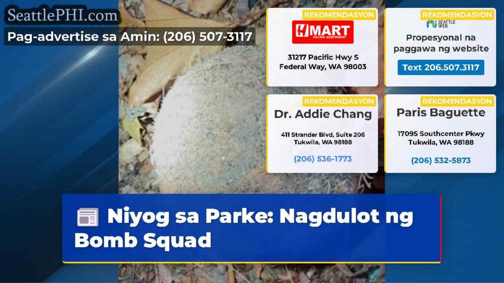 Niyog sa Parke: Nagdulot ng Bomb Squad