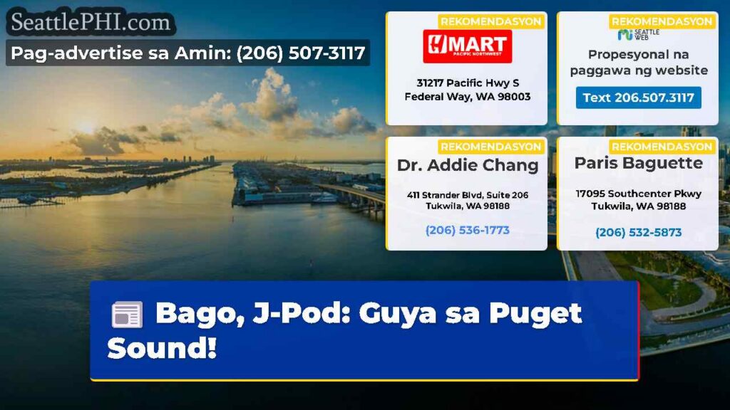 Bago, J-Pod: Guya sa Puget Sound!
