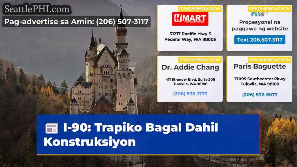 I-90: Trapiko Bagal Dahil Konstruksiyon
