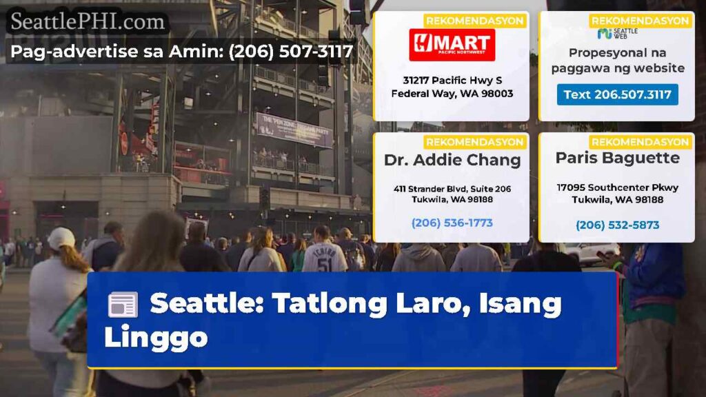 Seattle: Tatlong Laro, Isang Linggo