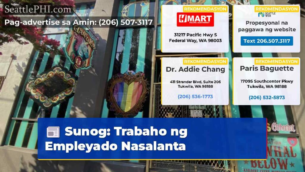 Sunog: Trabaho ng Empleyado Nasalanta