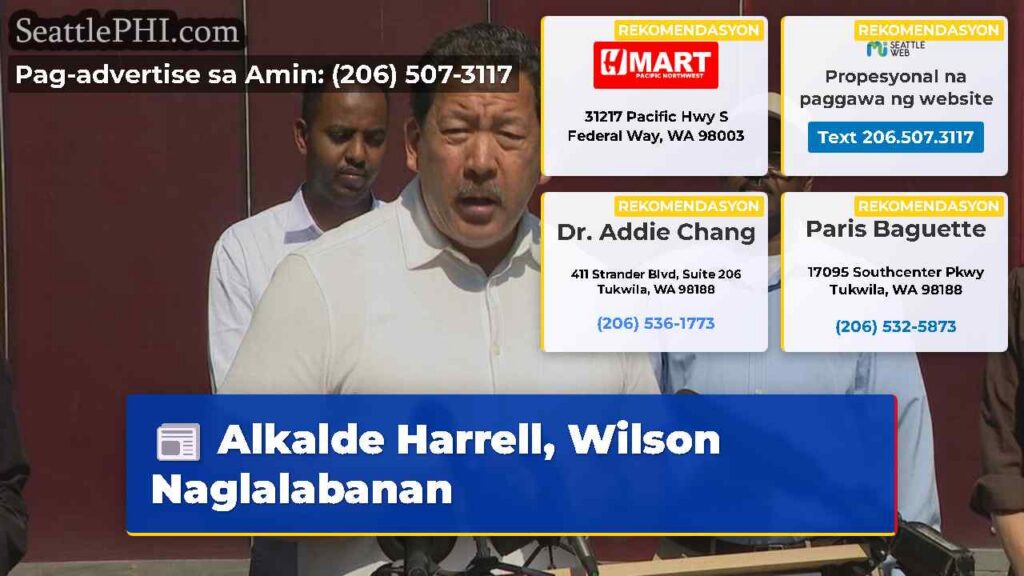 Alkalde Harrell, Wilson Naglalabanan