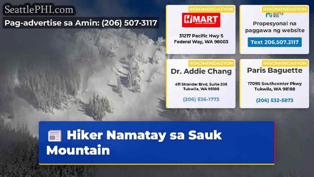 Hiker Namatay sa Sauk Mountain