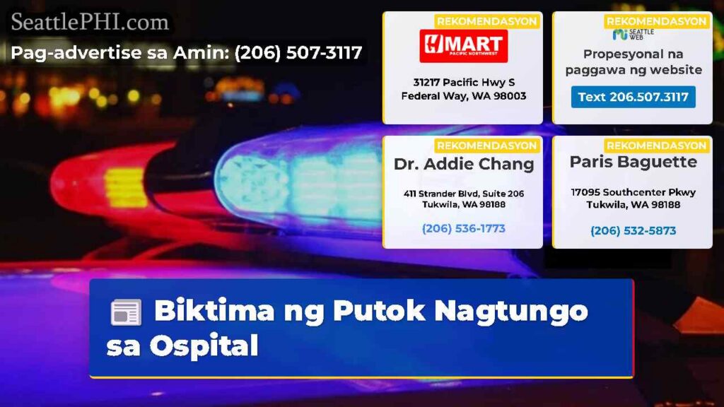 Biktima ng Putok Nagtungo sa Ospital