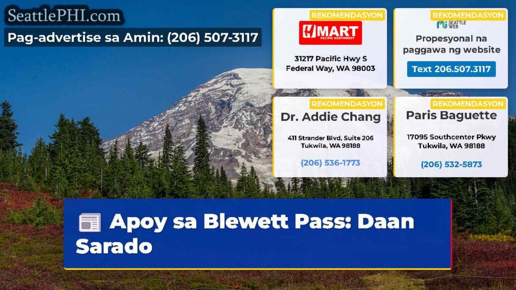 Apoy sa Blewett Pass: Daan Sarado
