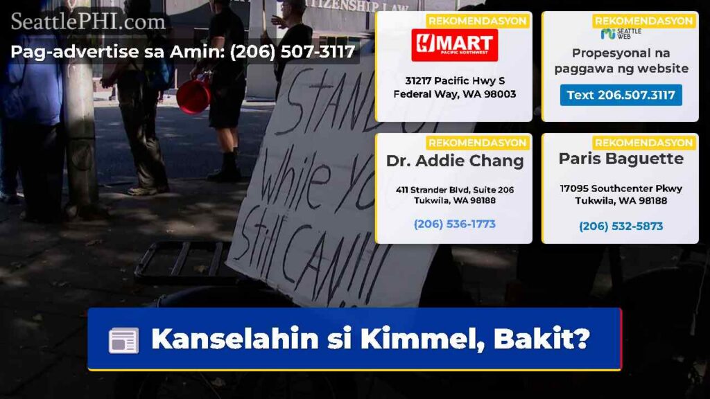 Kanselahin si Kimmel, Bakit?