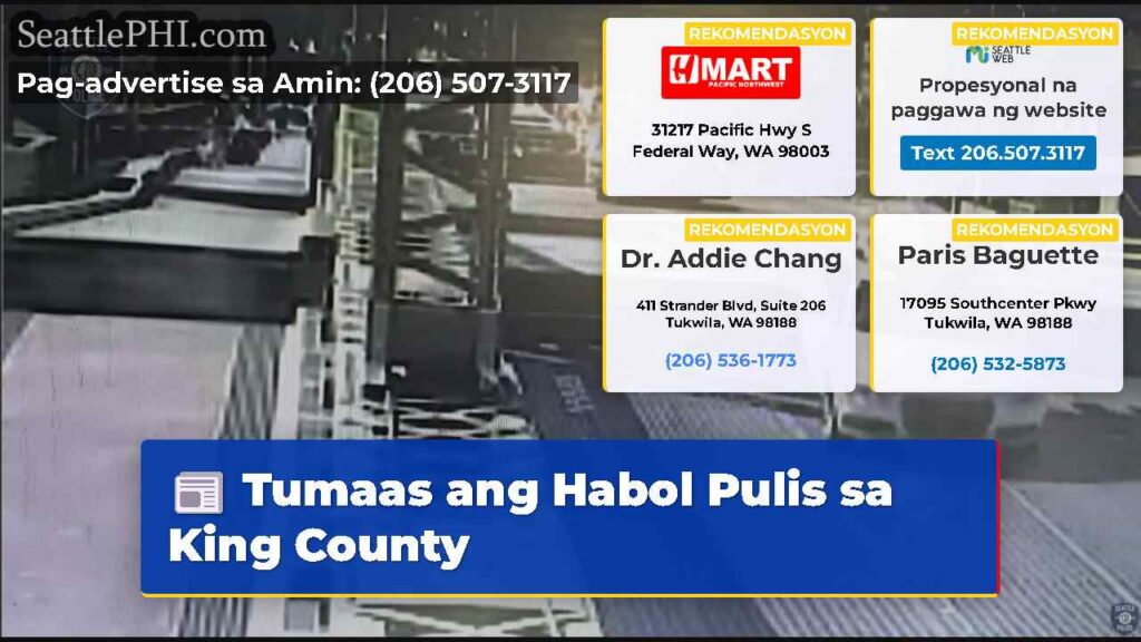 Tumaas ang Habol Pulis sa King County