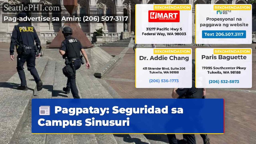 Pagpatay: Seguridad sa Campus Sinusuri
