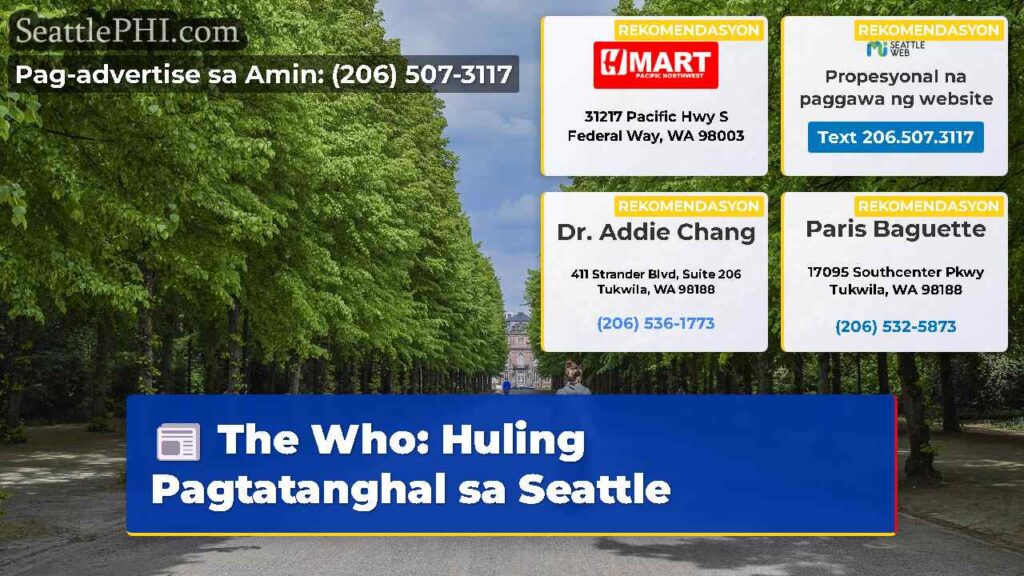 The Who: Huling Pagtatanghal sa Seattle