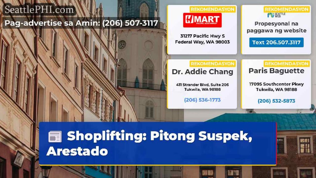 Shoplifting: Pitong Suspek, Arestado