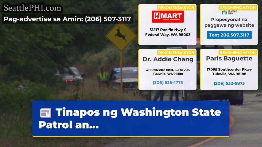 Tinapos ng Washington State Patrol an...