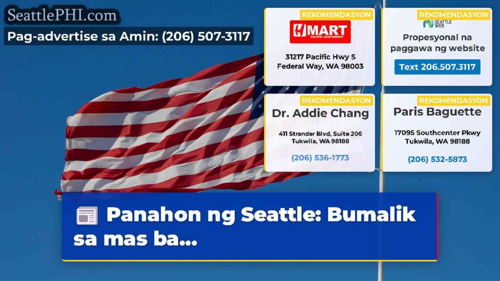 Panahon ng Seattle: Bumalik sa mas ba...