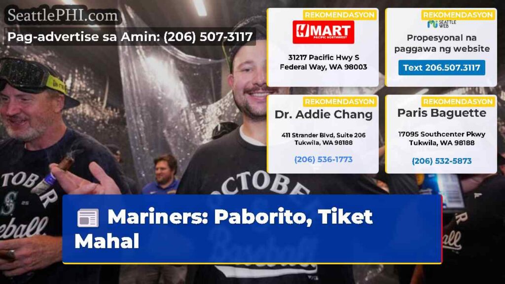 Mariners: Paborito, Tiket Mahal