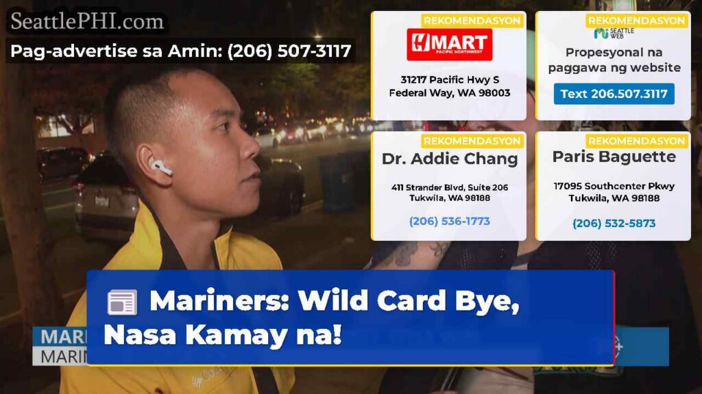 Mariners: Wild Card Bye, Nasa Kamay na!