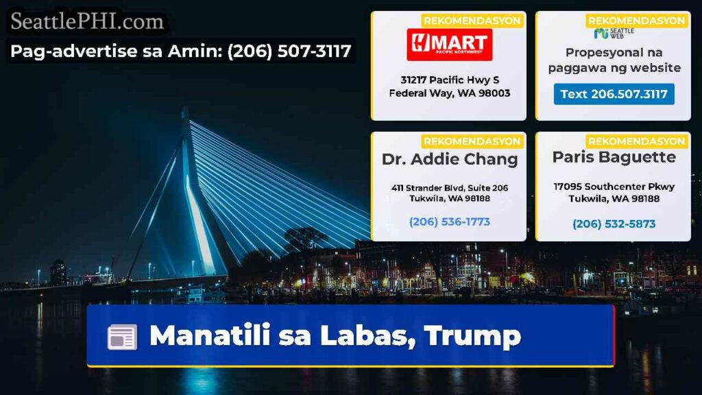 Manatili sa Labas, Trump