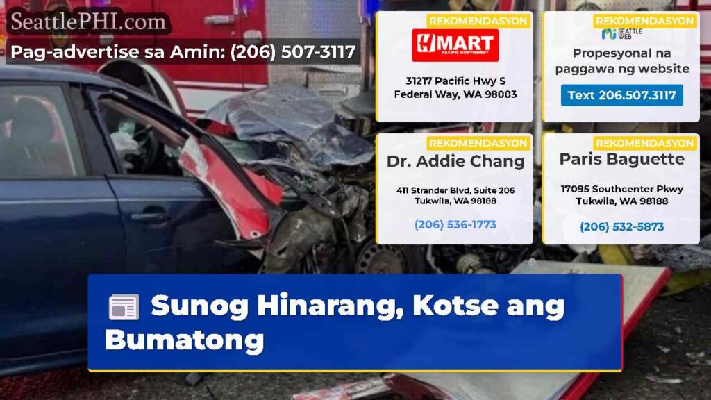 Sunog Hinarang, Kotse ang Bumatong