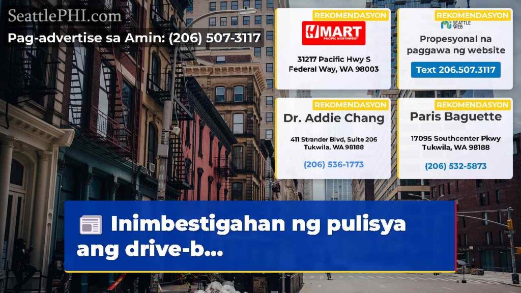 Inimbestigahan ng pulisya ang drive-b...
