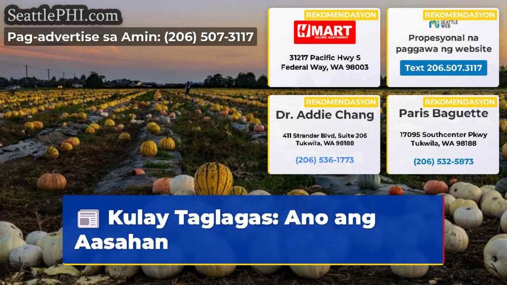 Kulay Taglagas: Ano ang Aasahan