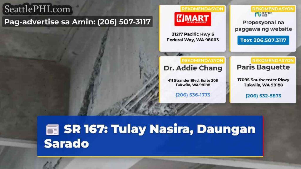 SR 167: Tulay Nasira, Daungan Sarado