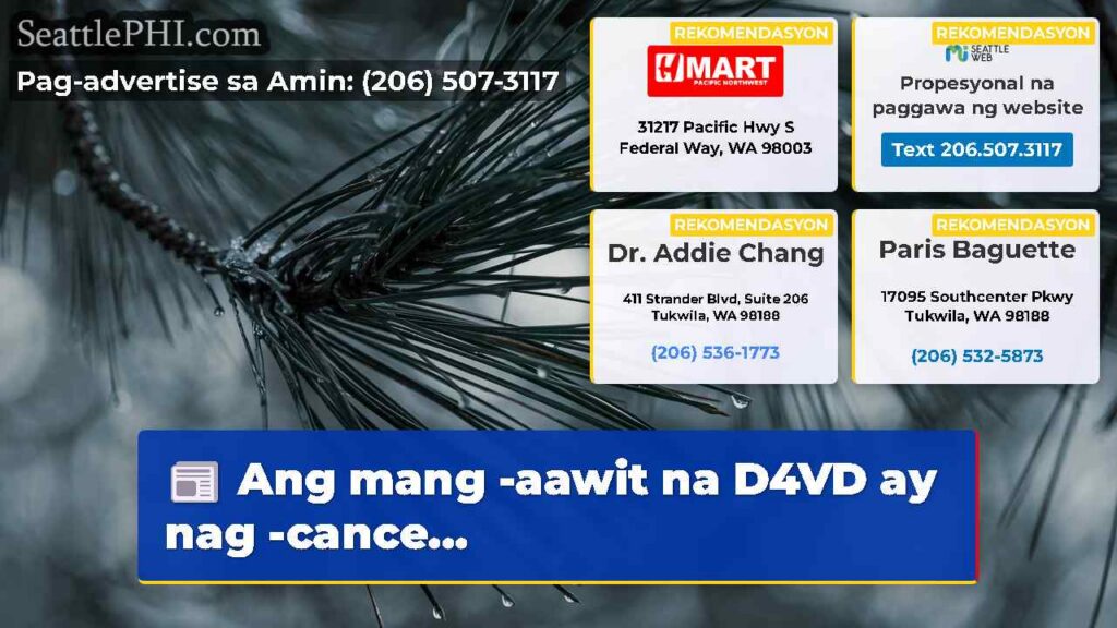 Ang mang -aawit na D4VD ay nag -cance...