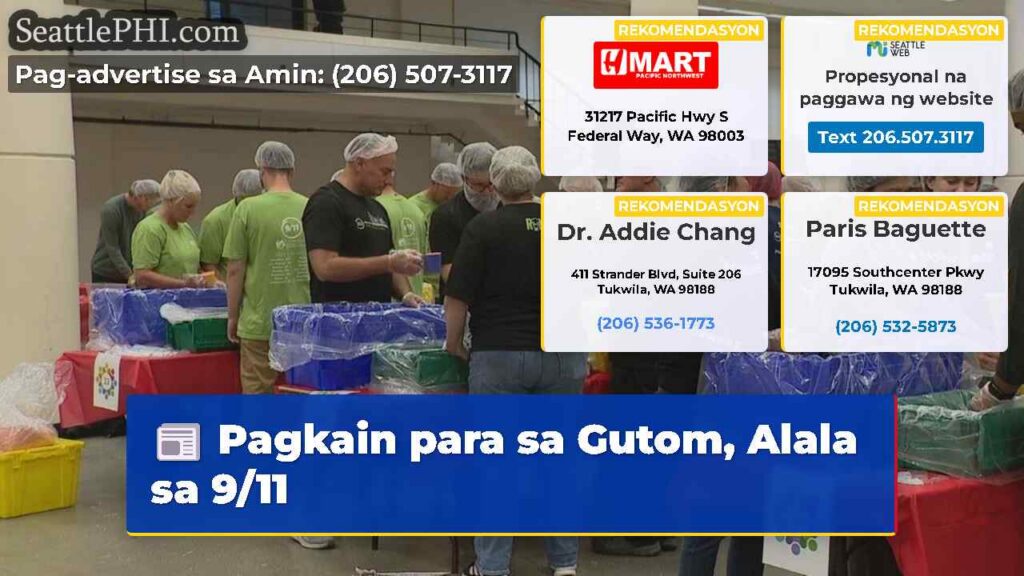 Pagkain para sa Gutom, Alala sa 9/11