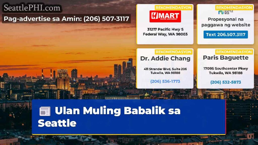 Ulan Muling Babalik sa Seattle