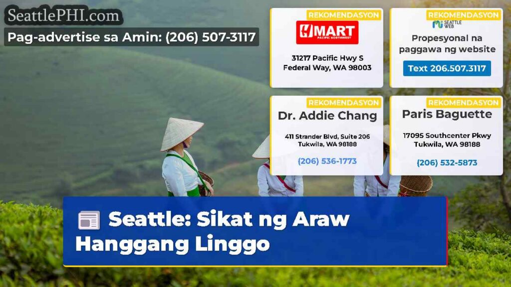 Seattle: Sikat ng Araw Hanggang Linggo