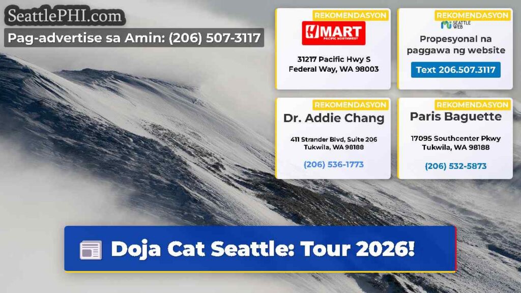 Doja Cat Seattle: Tour 2026!