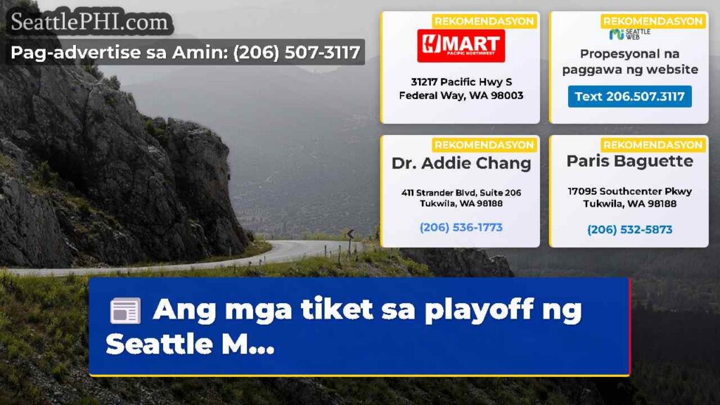 Ang mga tiket sa playoff ng Seattle M...