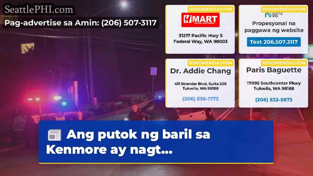 Ang putok ng baril sa Kenmore ay nagt...