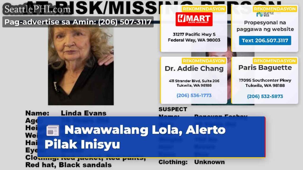 Nawawalang Lola, Alerto Pilak Inisyu