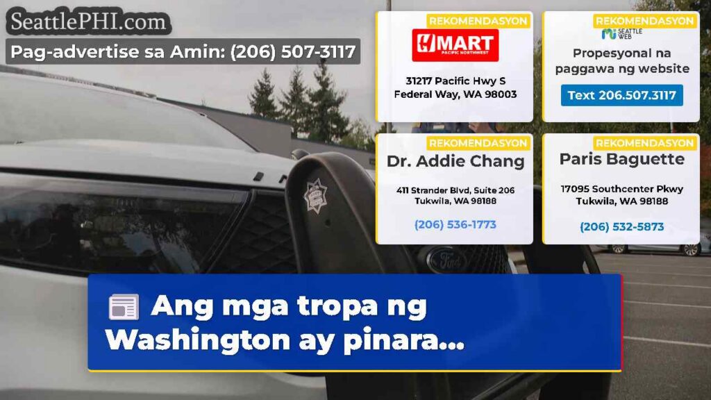 Ang mga tropa ng Washington ay pinara...