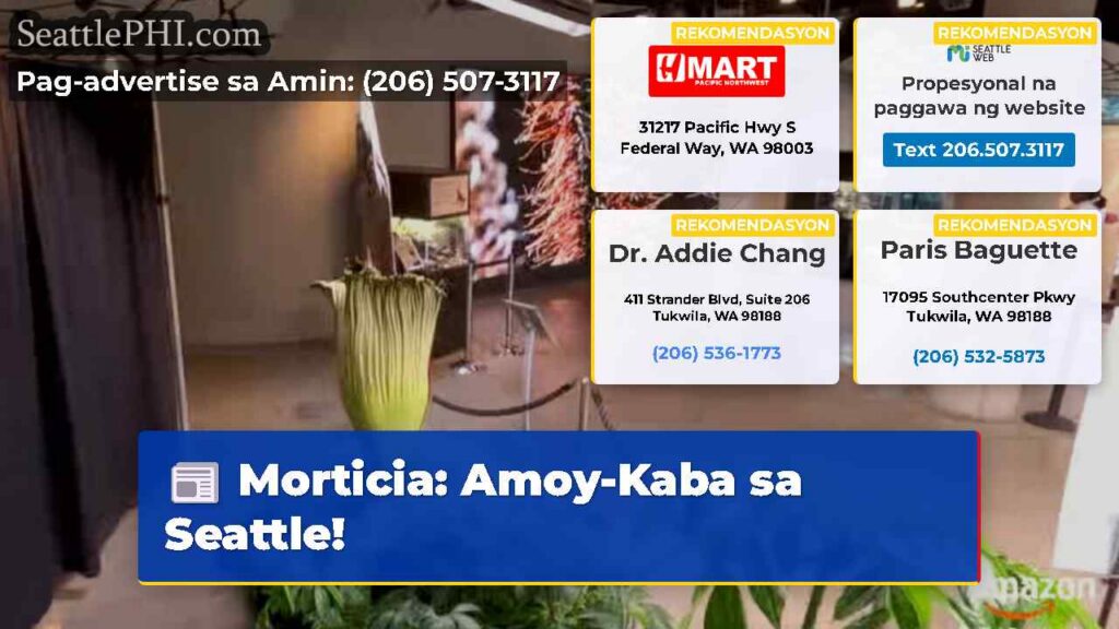 Morticia: Amoy-Kaba sa Seattle!