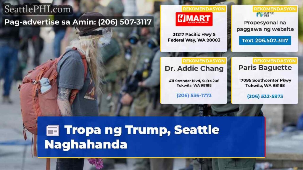 Tropa ng Trump, Seattle Naghahanda