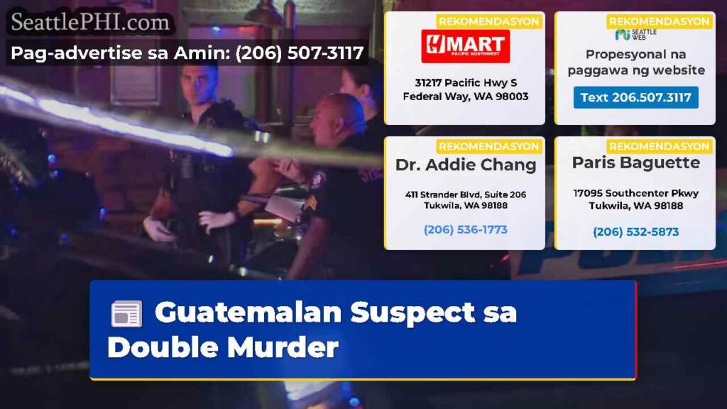 Guatemalan Suspect sa Double Murder