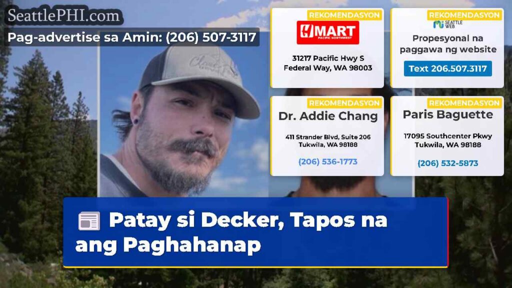 Patay si Decker, Tapos na ang Paghahanap