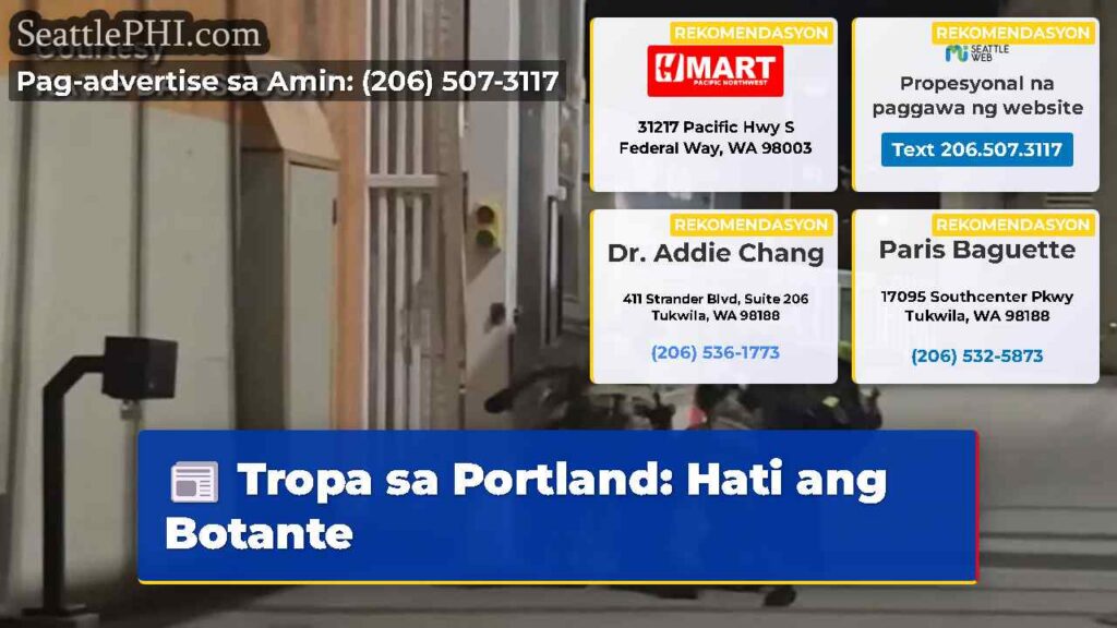 Tropa sa Portland: Hati ang Botante