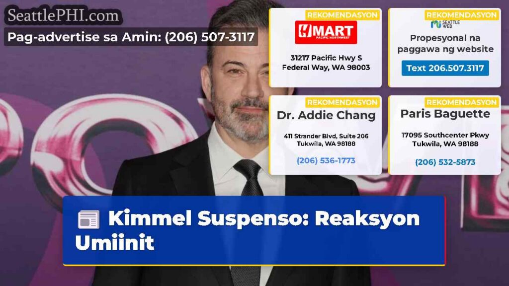 Kimmel Suspenso: Reaksyon Umiinit