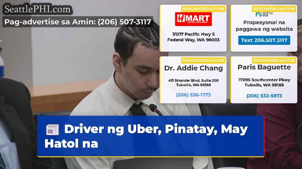Driver ng Uber, Pinatay, May Hatol na