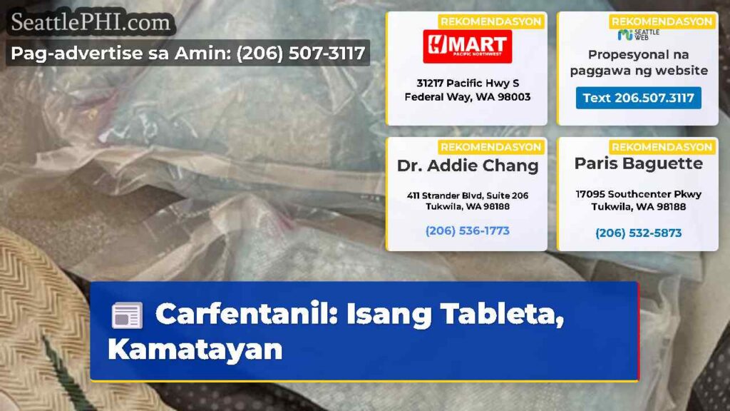 Carfentanil: Isang Tableta, Kamatayan